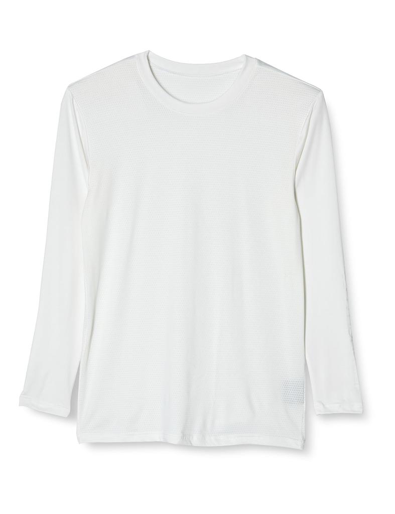 1PIU1UGUALE3 (Uno Piu Uno Uguale Tre) Men's Top, Bare Jersey, Full Mesh Front and Back, Long Sleeve Underwear