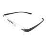 RSINC Rimless frame/eyeglass/Spectacle Optical, Prescription For Men And Women Modern Gun - Black 8514 51-18-138 IB-13 A1 0A-QIQ9-TBYL