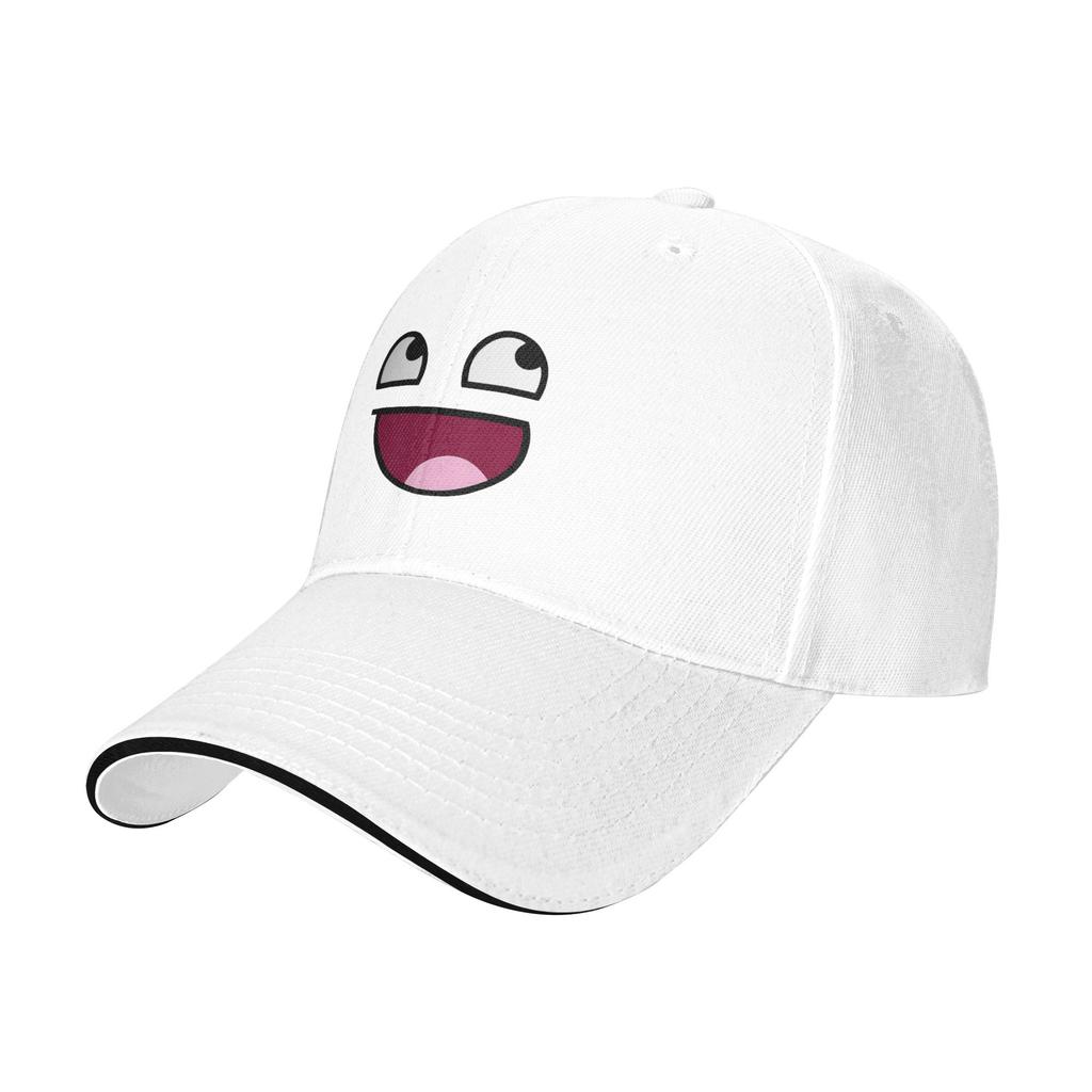 Epic Face Meme Y2K Emo Sandwich Cap Men Women Fitted Baseball Caps Funny Adjustable Sports All seasons Hat Adult
