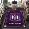 Crystal Velvet Rug Anderlecht FC Print Custom Name Text Floor Mat Home Decor