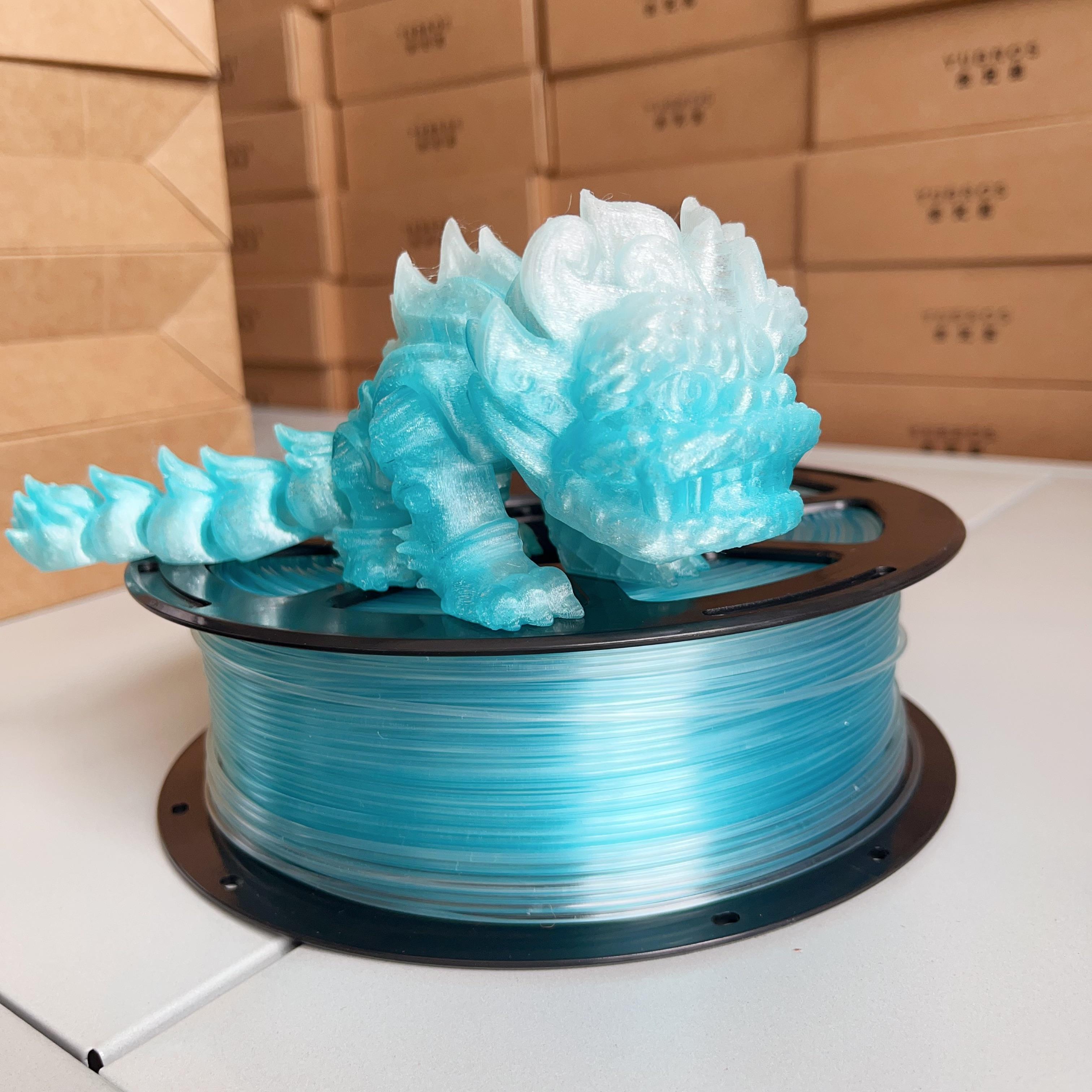 PETG Rainbow Flexible Light Blue Smooth Surface 3D Printer Filament for Toy Making Printing PETG&3D Printing Filaments&PETG
