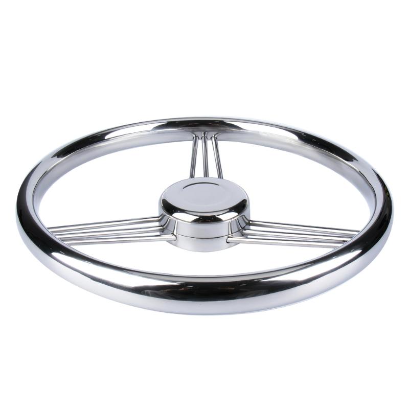 Steel Hydraulic Steering Wheel Offering Comfortable Grip Hydraulic Steering System for Fishing Boats & Speedboats 1