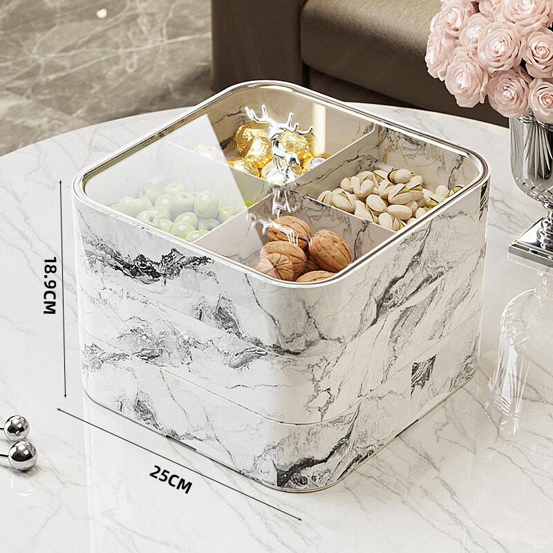 Minimalist Three-Layer Snack & Dried Fruit Box