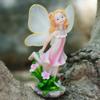 4Pcs/Set Fairy Statue Elf Sculpture Art Craft Outdoor Courtyard Garden Decoration Ornament