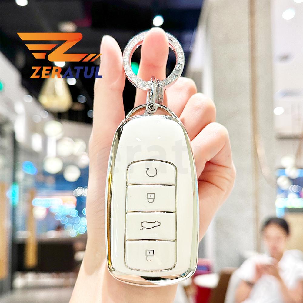 For Chery Tiggo 8 Pro Tiggo 8Plus New 5 Plus 7 Pro 4 Tiggo 4 5X 7 Pro 8 Exeed Txl Tx Lx Tpu Shell Fob Holder Car Key Case Cover