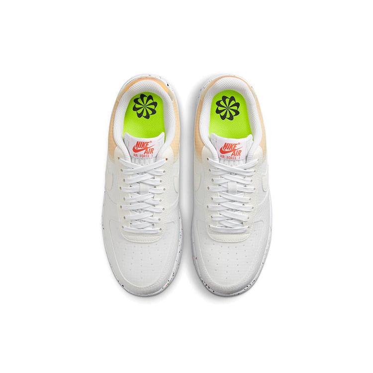 New Nike Air Force 1 Low Crater White Orange DH2521-100