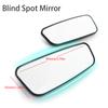 2Pcs 360 Degree Adjustable Blind Spot Mirror Car Auxiliary Rearview Convex Mirror Round Frame Wide Angle Mirrors For Car Reverse