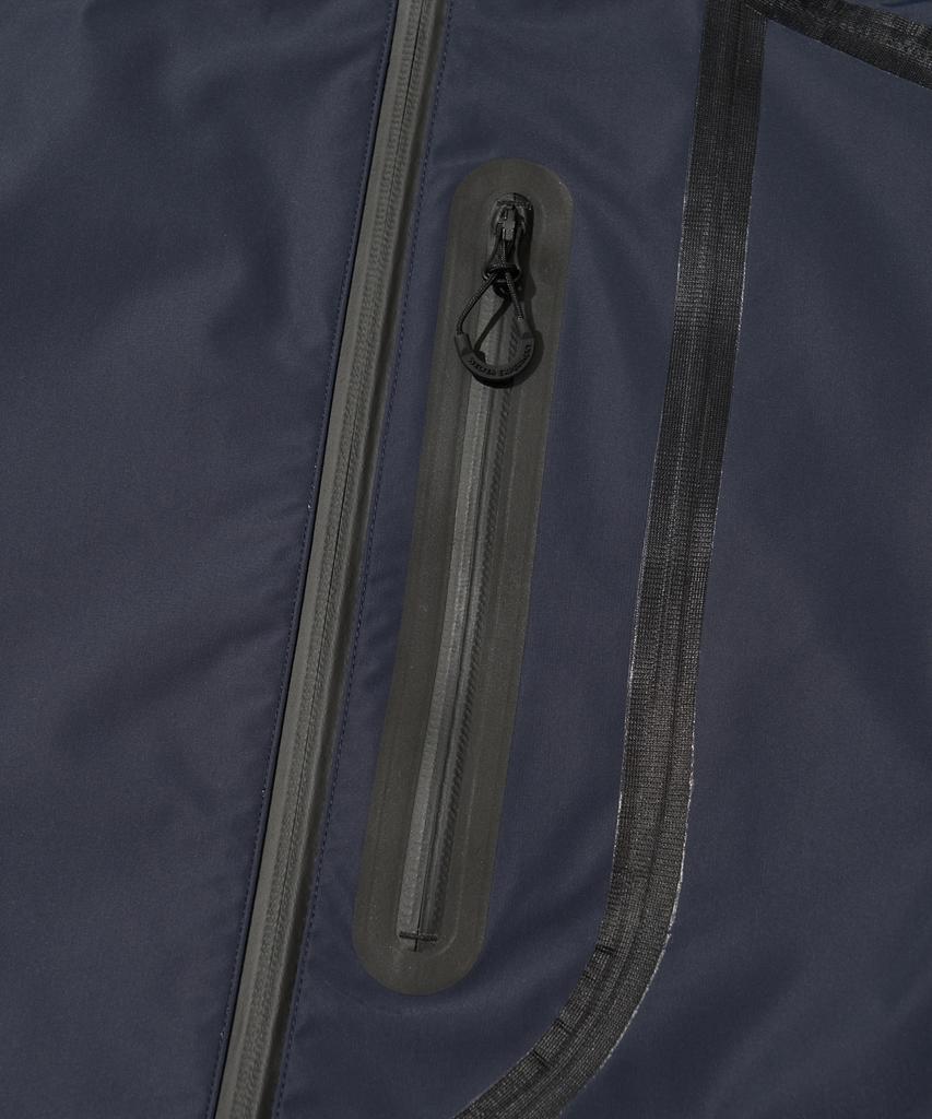 Welter Experiment Wol024_3Layer Seamsealing Hood Shell Jacket_Navy