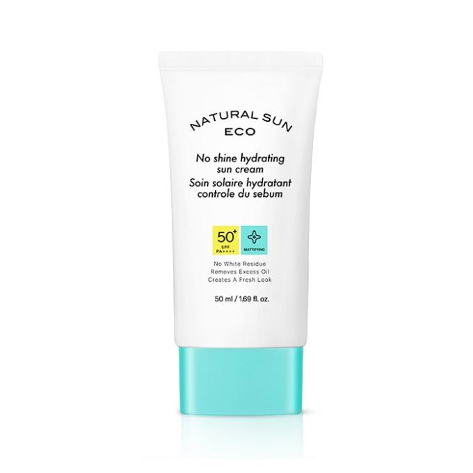 The Face Shop Natural Sun Eco No Shine Hydrating Sun Cream 50ml SPF50+ PA+++ (3 Options)