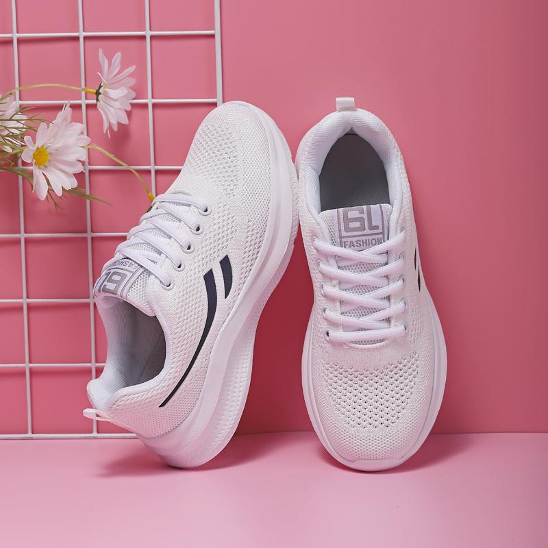 New Running Shoes Ladies Breathable Sneakers Summer Light Mesh High Quality Women's Sports Shoes Outdoor Lace Up Training Shoes