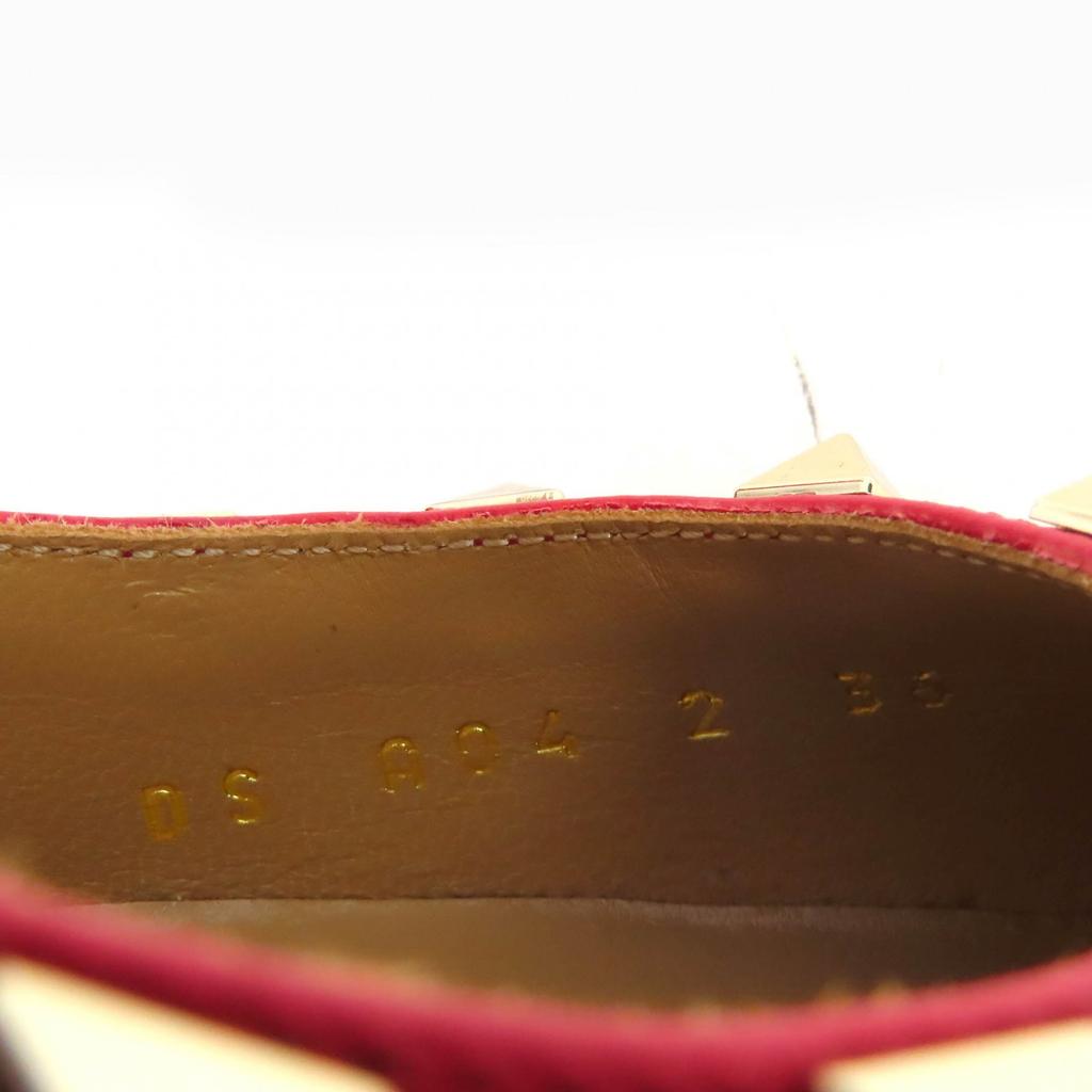 Excellent Valentino Garavani pumps Rock studs Red leather Women 36 SW2S0A04 Used