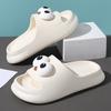 Summer new men's one-word drag thick-soled non-slip and wear-resistant fashion casual simple indoor cool slippers