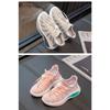 Children's New Spring and Autumn Girls Net Surface Breathable Flying Woven Shoes Boys Non-slip Soft Sole Sports Shoes Tide