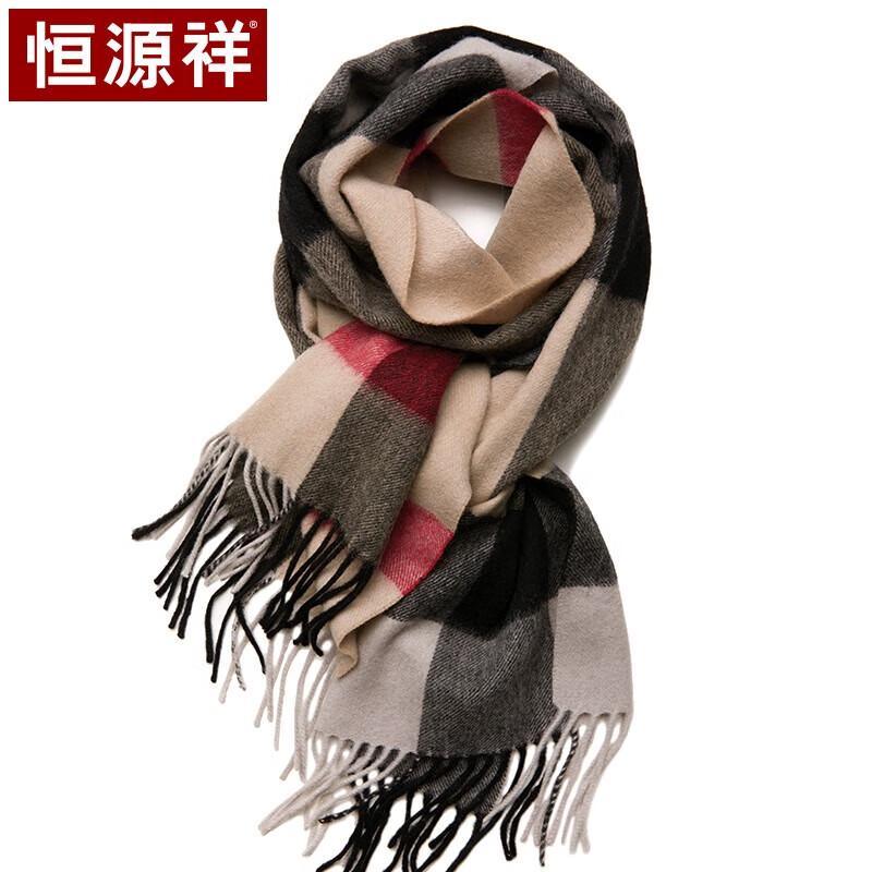 Hengyuanxiang Women's Pure Wool Scarf