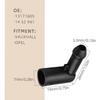 2PC Windshield Washer Hose Connector, Car Windscreen Wiper Water Hose Connector, 90 Degree Bend, Right Angle Pipe Connector, for VAUXHALL/OPEL