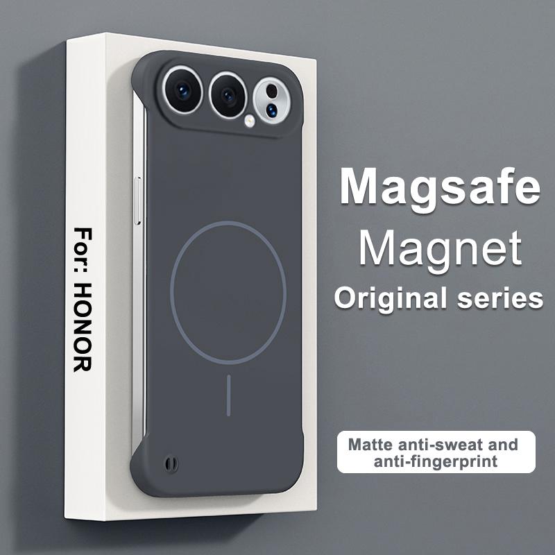 Cases For Honor 500 Pro Frameless Shockproof Hard Case For Honor 500 Pro Magnetic Wireless Charging Matte Ultra Thin PC Cover