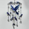 Crystal Pendants Bird Wind Chime Metal Suncatcher Wind Chime Hummingbird Wind Chime  Patio Decor