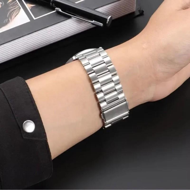 22/20/18mm Metal Band For Garmin Active 6 Active5 Forerunner 965 Venu 3 2 Stainless Steel Bracelet