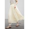 Shangdu Bila Elegant Drape A-Line Midi Skirt