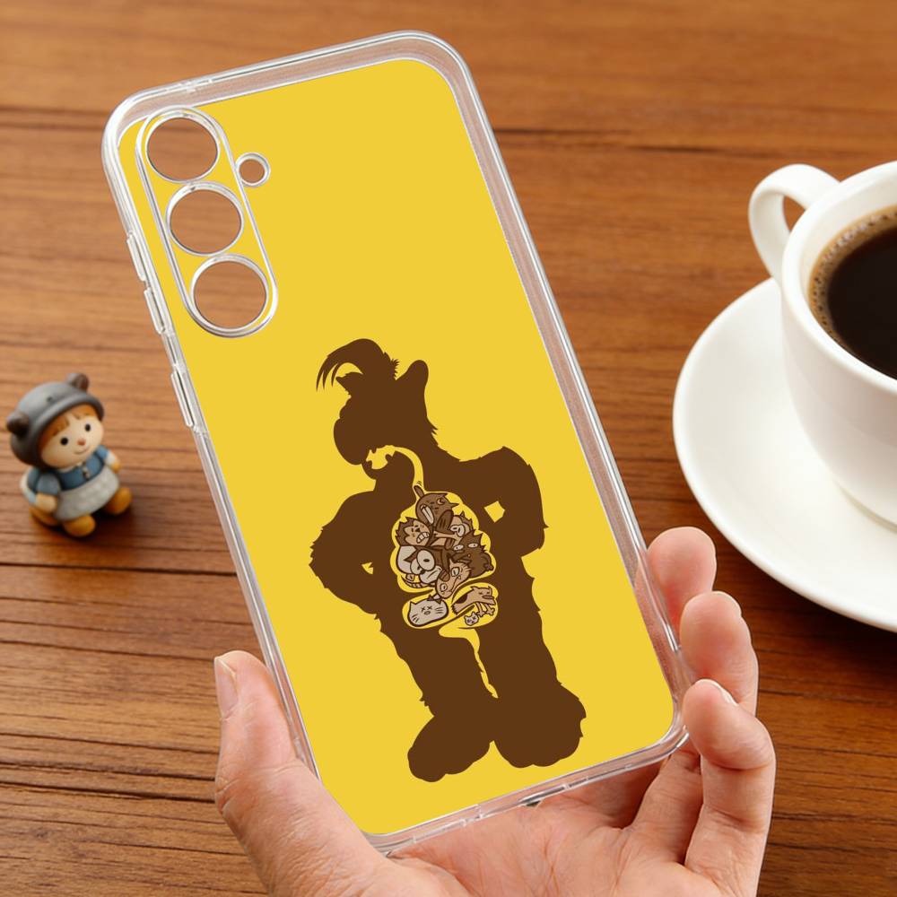 TV S-Series A-Alf Phone Case For Samsung S25,24,21,22,23,30,Ultra,20,Plus,Fe,Lite,Note Transparent Cover