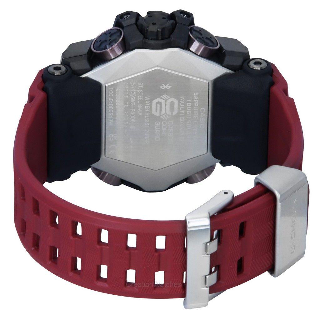 Casio Ceas de bărbați G-Shock Master Of G-Land Mudmaster Analog Digital Smartphone Link Cadran negru Solar GWG-B1000-1A4 200M