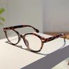 Fashion Round Optical Frames Women Stylish Vintage Candy Color Rim Non-prescription Eyeglasses New Trendy Design Glasses