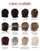 Adjustable High-Temperature Silk Short Curly Clip-On Ponytail Wig for Women