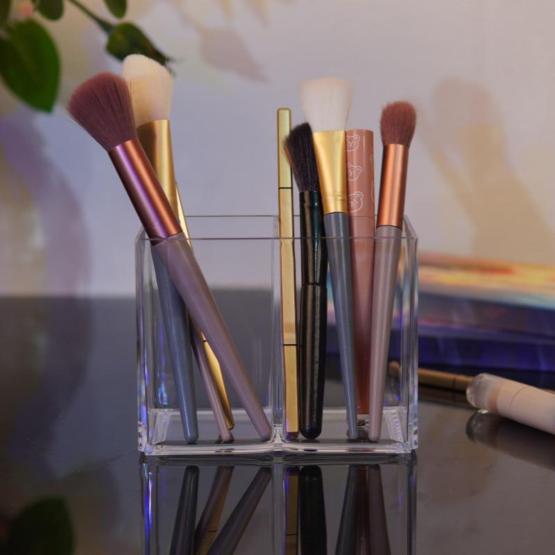 Acrylic Pen and Makeup Brush Display Stand - Holds 12 Items