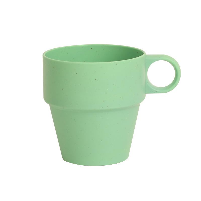Household Wheat Straw Plastic Mouthwash Cups, Toothbrush Cups, Couple Washbasin Cups, Student Dormitory Washbasin Cups