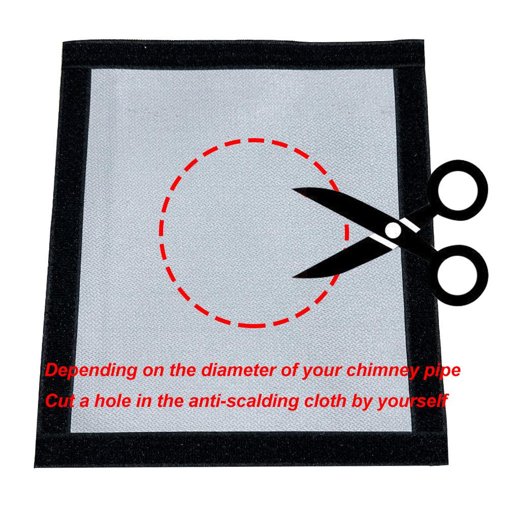 

Горячая палатка Домкрат для печи / Огнестойкий антиожоговый / Труба для пожарной печи Вентиляционная труба Защитное кольцо Зимний кемпинг Типи Типи Аксессуар