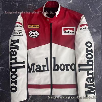 Custom PU Leather F1 Racing Suit Jacket - New Mercedes Harley Motorcycle Models