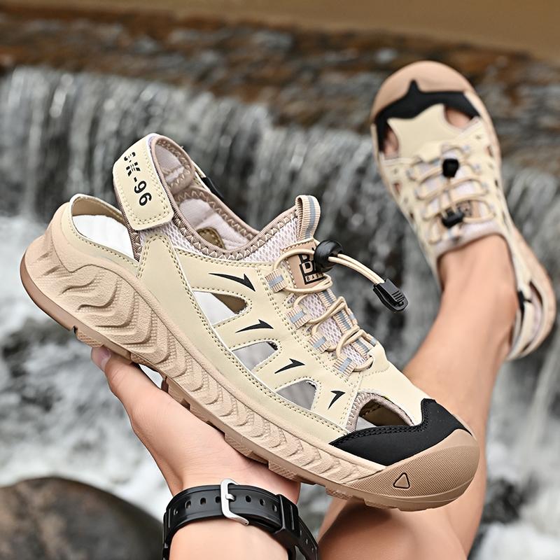 Fashion High Quality Men's Summer Sandals Outdoor Non-slip Hiking Shoes Men Comfy Platform Beach Sports Sandals For Men Sandalias Hombre