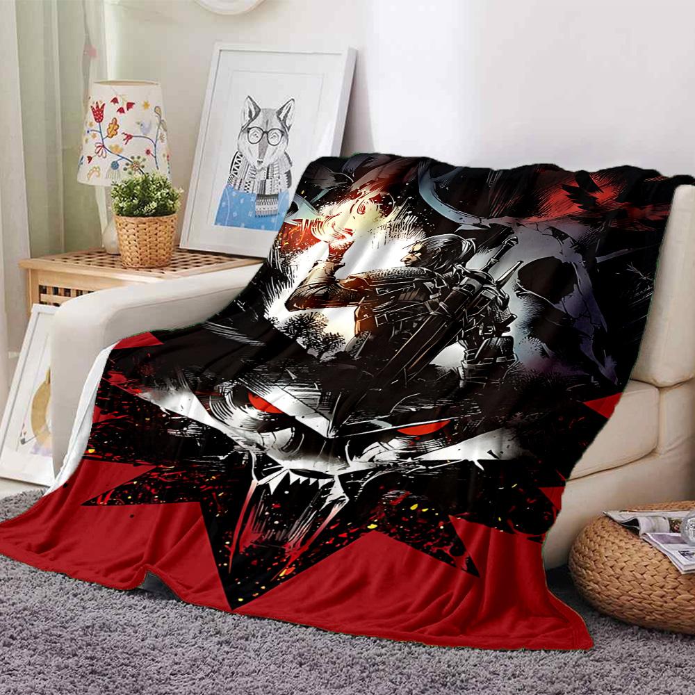 Dark Hero Rising Shadows Unite Flannel Blanket Super Soft Warm Cozy Blanket For Sofa Bed Office Travel Allseason Home Decor Gift