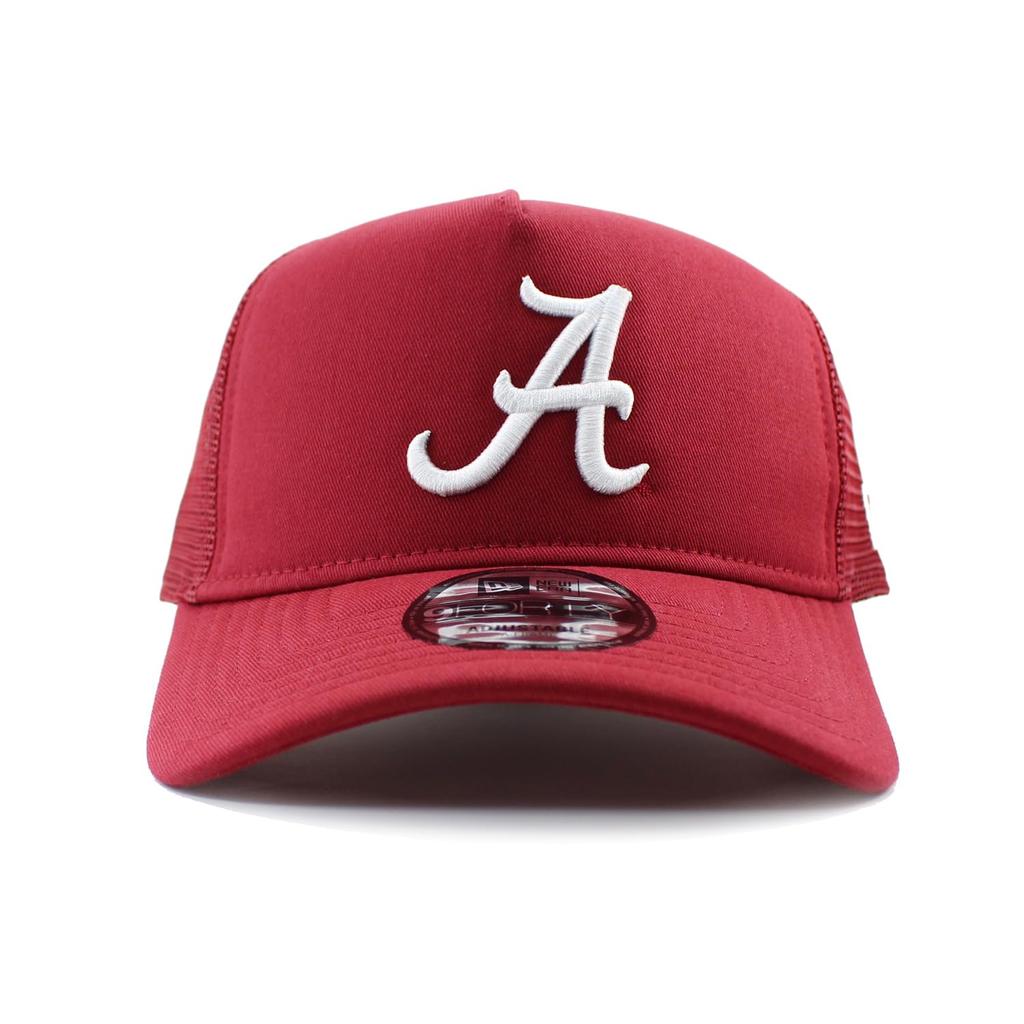 Mesh Cap 9FORTY Alabama Crimson Tide NCAA TRUCKER MESH CAP BRICK RED ALABAMA CRIMSON TIDE SNAPBACK 940 Hat AF [New Era] A-FRAME A-Frame [Used]