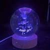 1pc 3D Rose Crystal Ball nightlight, the perfect gift for her on Valentine's Day, Christmas, birthdays and anniversaries