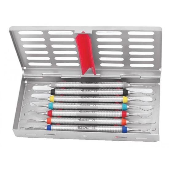

GDC Gracey Curettes Colour Coded S/7 Instruments Kit (GCCCWC7)