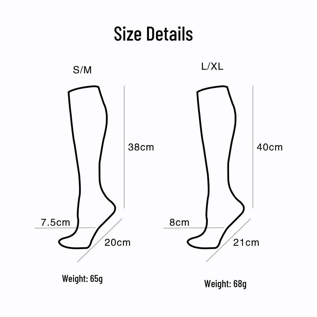 Cross-border Over-the-Knee Compression Yoga & Sport Socks Set