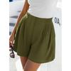 Summer Shorts For Women Casual High Waist Wide Leg Shorts