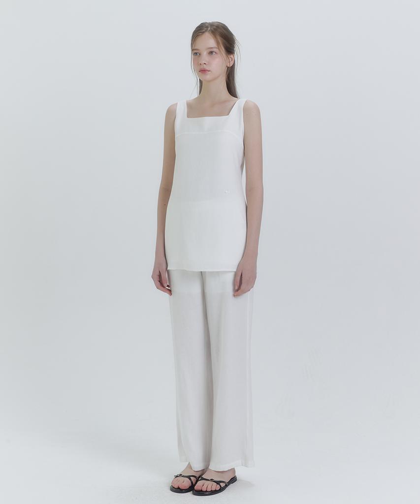 Micene Nerive Linen Bustier + Pants Set