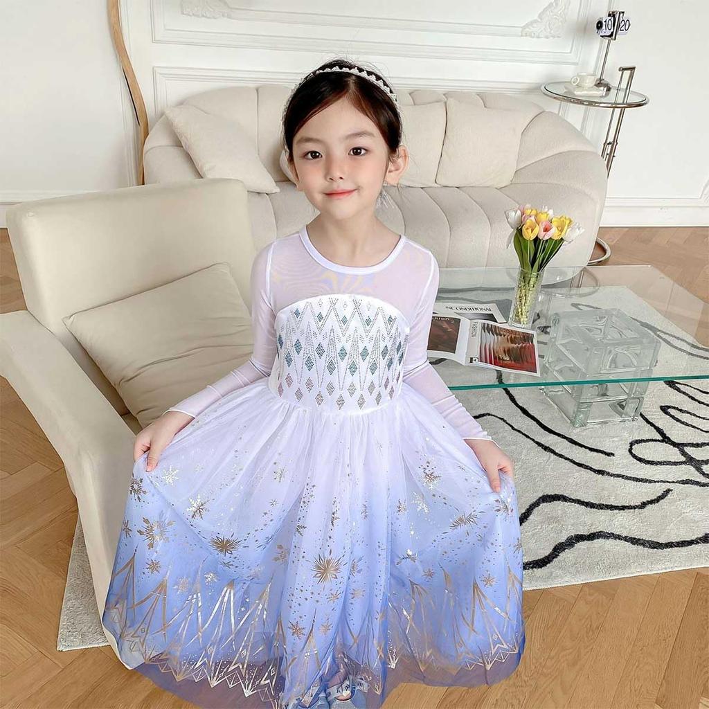 [monoii] Princess Dress, Kids' Snow Queen Costume for Halloween, Girls