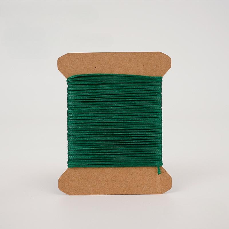 

2-Pack Multiple Colors 0.8mm Polyester Waxed Thread - DIY Craft String for Beading, Weaving & Leather Sewing