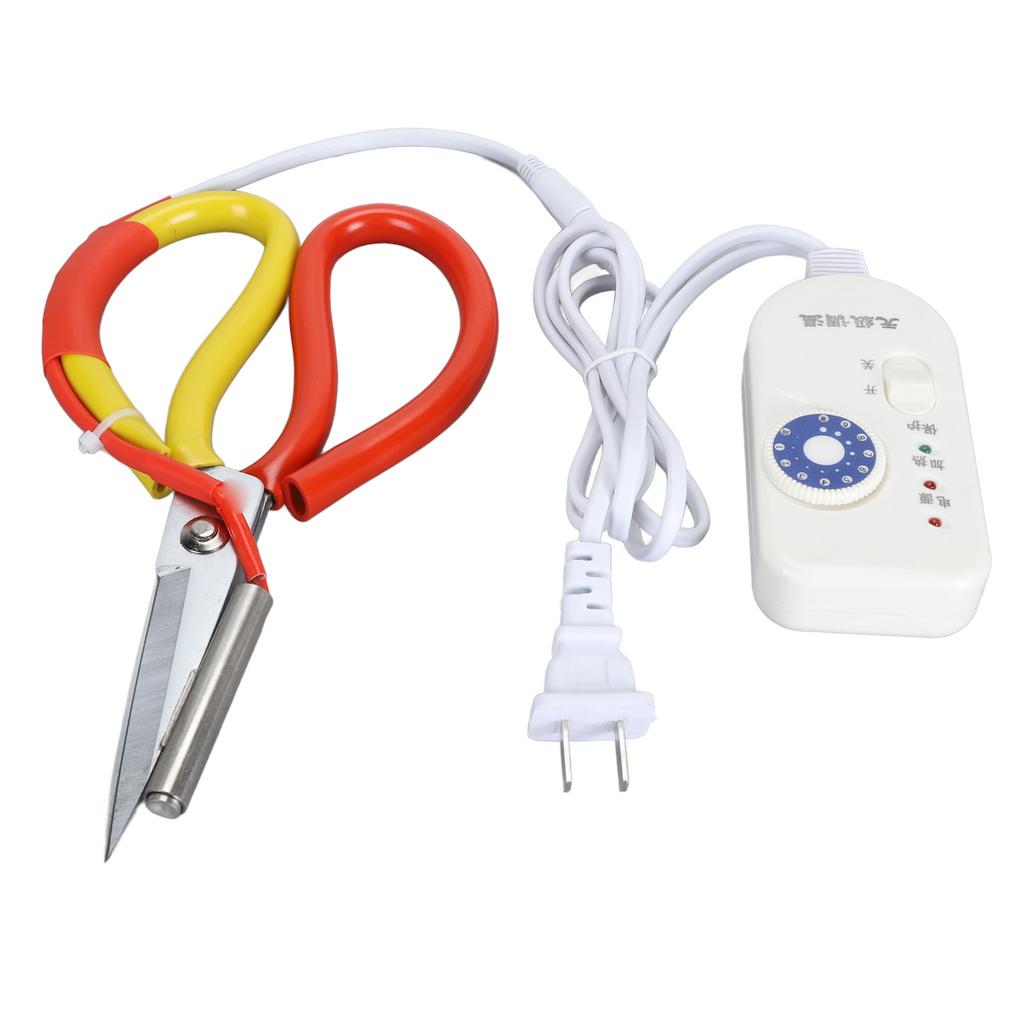 Heating Scissors 9 Temperature Adjustable Electric Heating Scissors Precise Cutting Tailor Scissors
