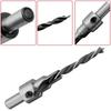 1 Set 3 Steps Countersink Drill Bit Pilot  Bits Set Reamer Screw Hinge Hole Saw Chamfer 4-6 5-7mm Steps