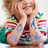 Cartoon Marine Creature Tattoo Stickers Can Waterproof Party Party Gift Funny Fun Temporary Face Stickers