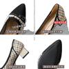 Single Shoes Women's New Mid-heel Light Mouth Thick Heel Pointed Fly-woven High-heeled Woven Shoes