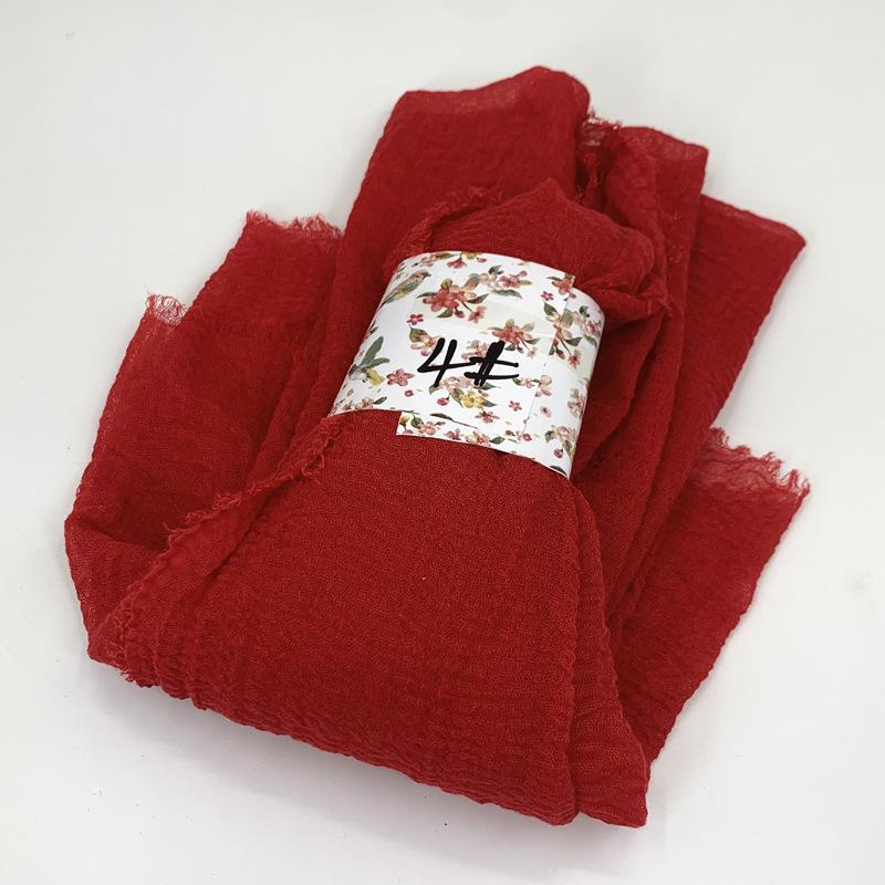 Women Cotton Scarf New Summer Girls Solid Color Sunscreen Thin Scarves Soft Shawl Foulard Viscose Spring Lady Wrap Shawls