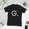 Initial Letter G Print Cotton T Shirt Casual Comfortable Durable For Daily Wear Vintage Unisex Streetwear Fashion