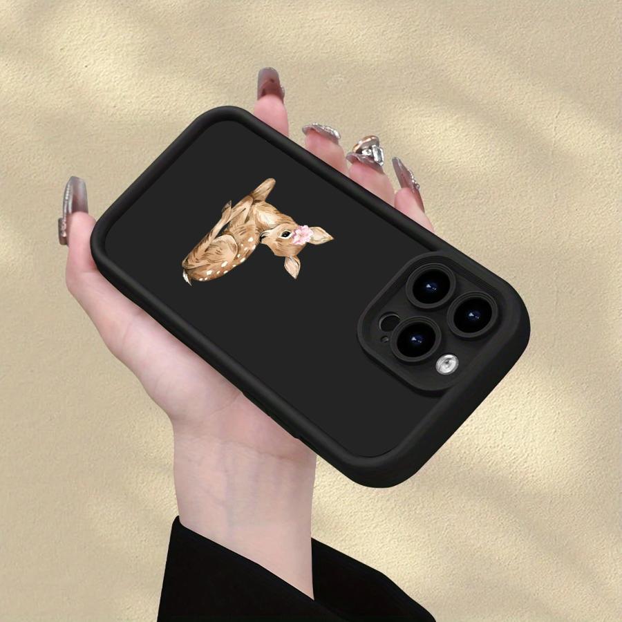 Case for iPhone 17 Pro Max 17e 16 13 11 15 Plus 14 Air 12 Pro Phone Cover Vintage Brown Deer Design