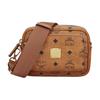 Aren Visetos Monogram Coated Canvas Mini Shoulder Crossbody Bag Unisex Bags Brown Cognac MMRAAKC03CO001