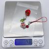 Unique Bag Charm Cute Strawberry Phone Pendant Stylish Keyring Pendant for Key
